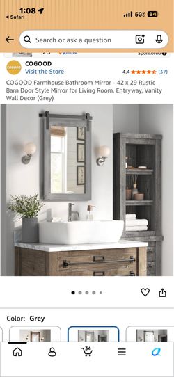 Farmhouse mirror NEW $40