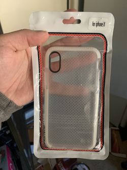 iPhone x transparent case