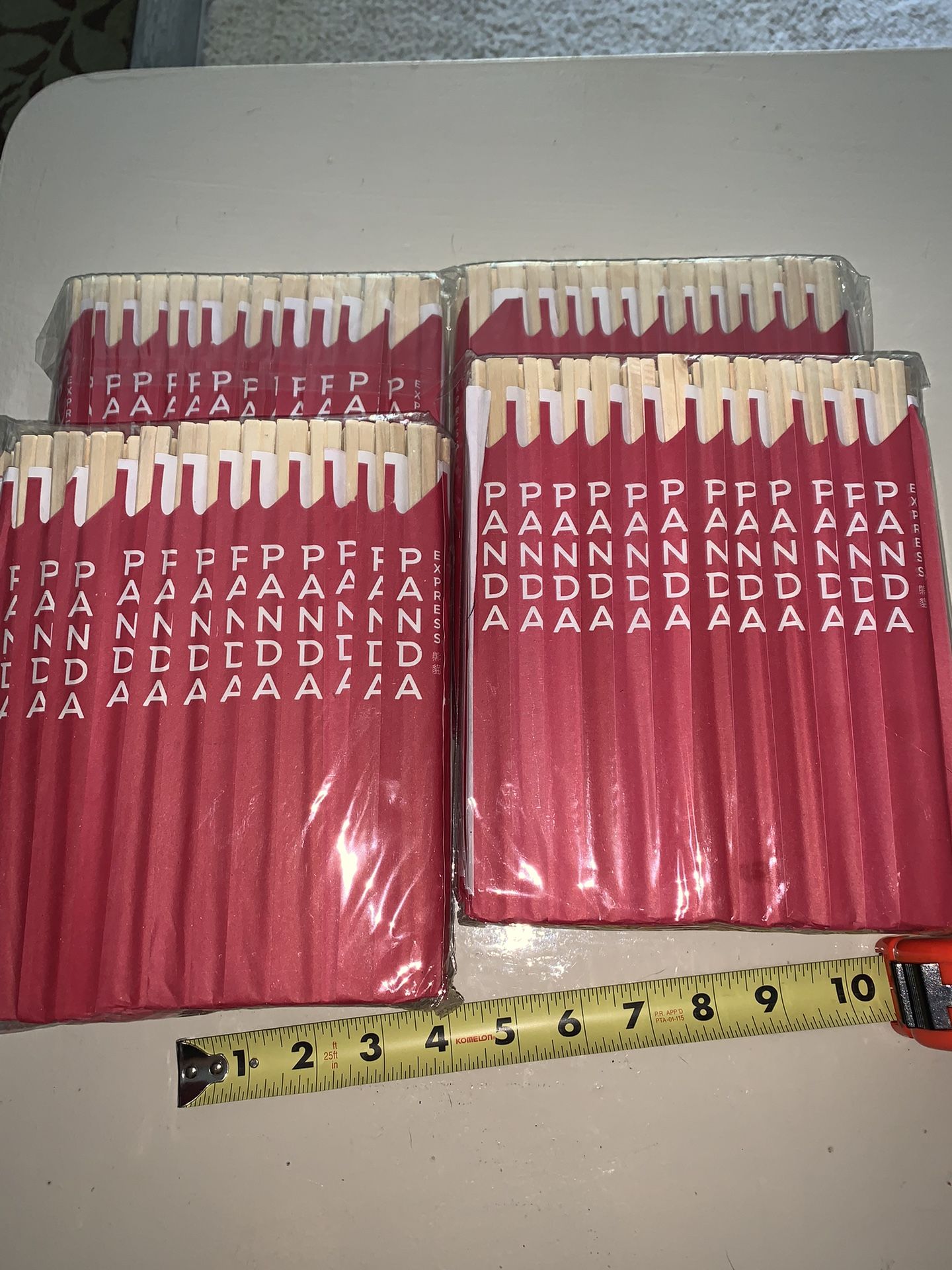New Wood Chopsticks (4 Packages)