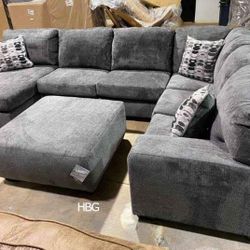 U SHAPED SECTIONAL COUCH SAME DAY DELIVERY By ASHLEY