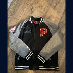 Vintage retro Ralph Lauren polo Football full zip sweatshirt size small men’s