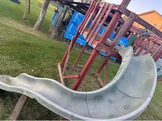 Swing with slide