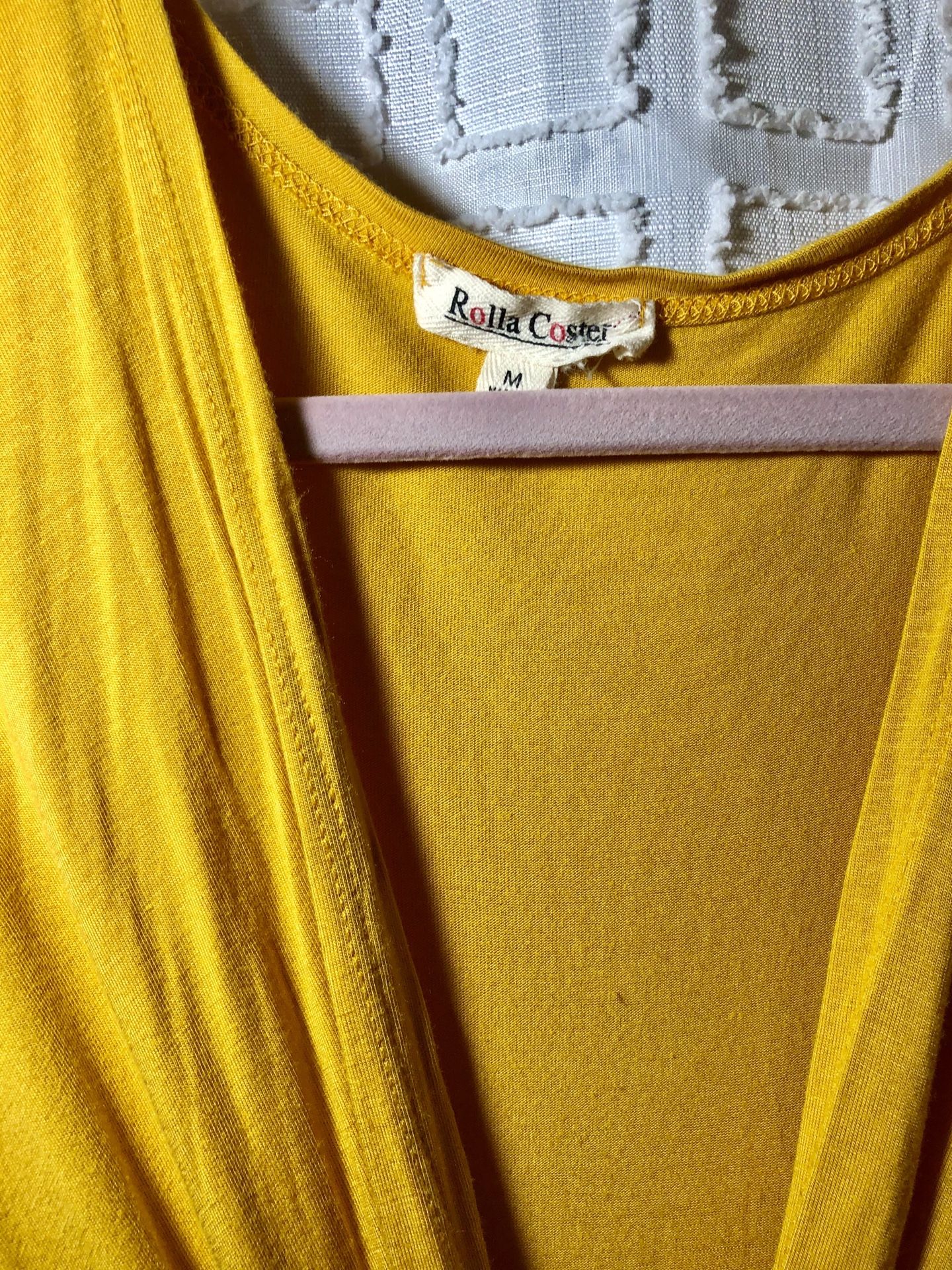 Yellow Woman dress beautiful M size