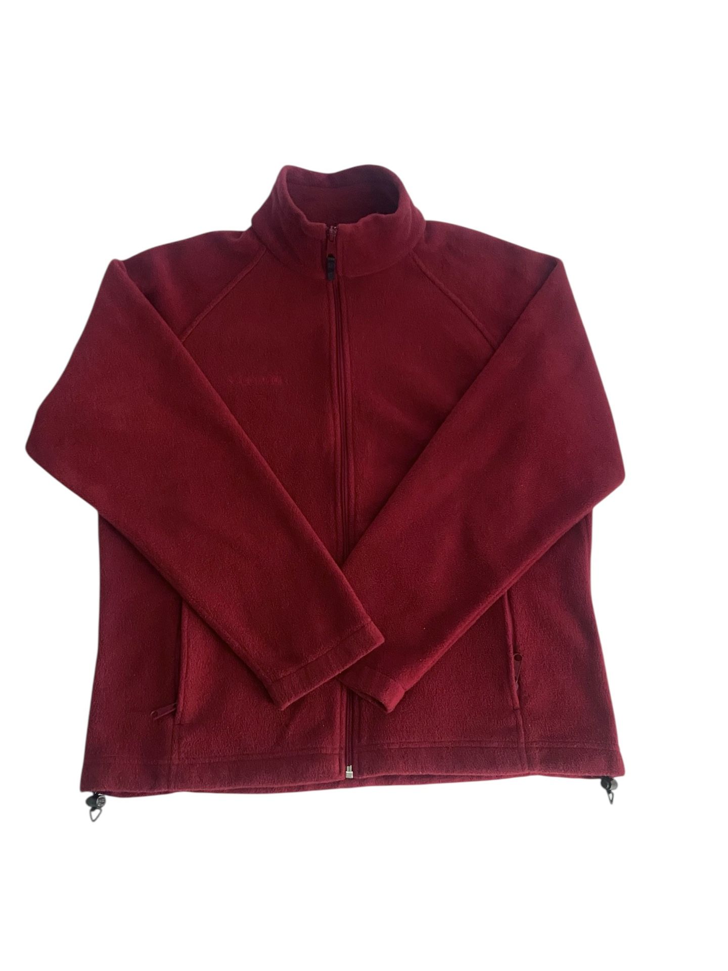 Columbia Women’s Large Fleece Jacket Full Zip Pockets