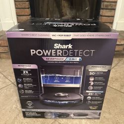 New Shark Self-Empty Self-Refill Robot Vacuum & Mop.
