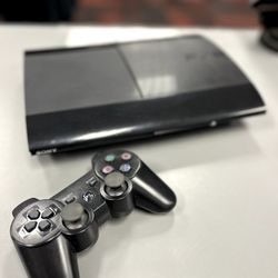Super Slim PS3 with controller 
