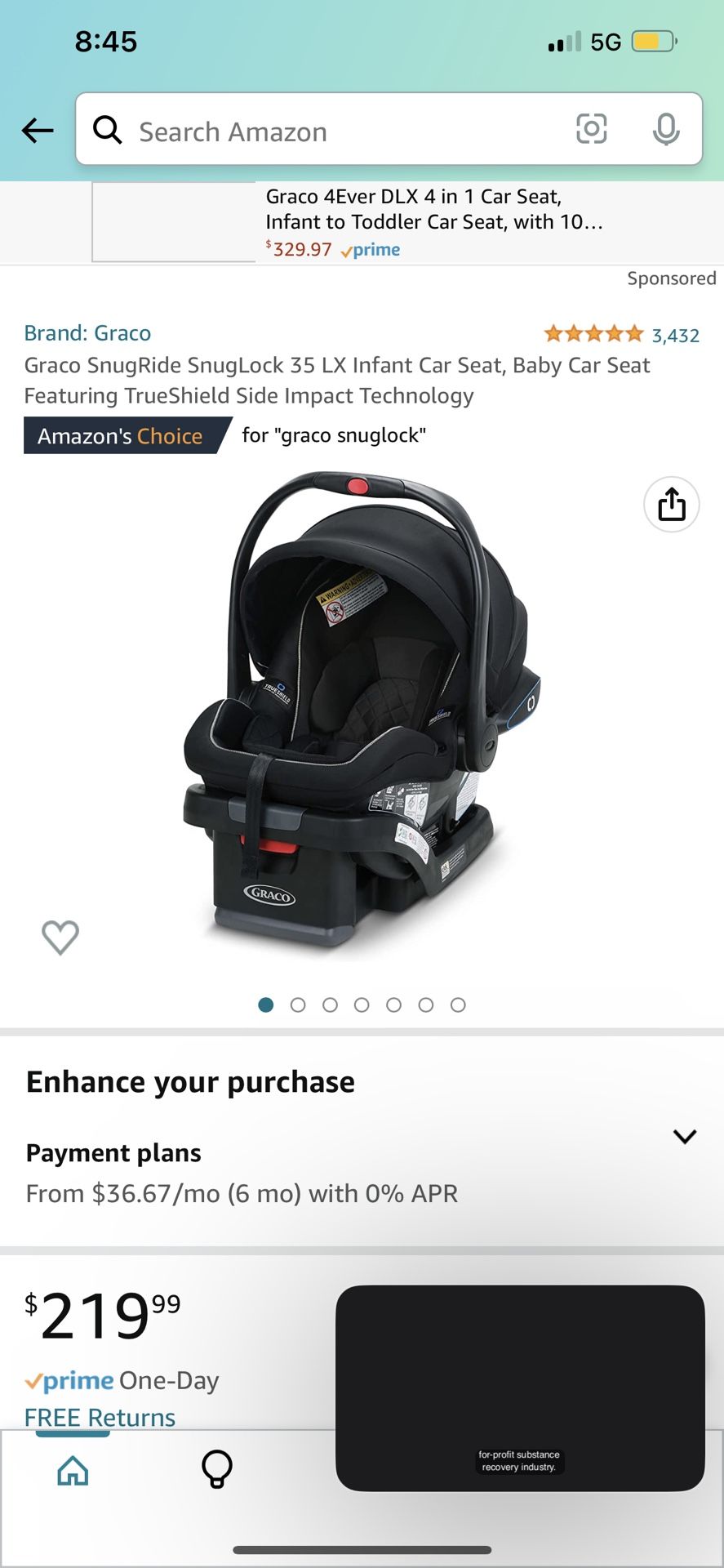 Graco Car Seat, Baby Chair