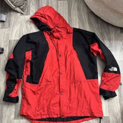 Men’s VTG 90s The North Face Red & Black GORE TEX Mountain Jacket 2XL XXL
