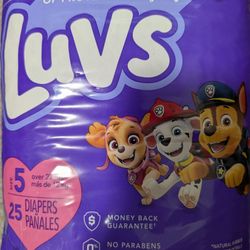 Luvs Diapers Size 5 - 25 Counts 