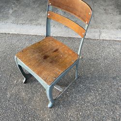 Vintage School Chair