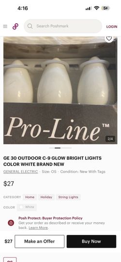 30 outdoor c-9 glow bright lights great Xmas lights  make an offer