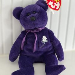 Rare 1997 Ty Beanie Babies Princess Diana Bear Excellent Condition