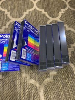 New Sealed Polaroid Supercolor Plus Video Cassette Tape Vhs T-120 Blank