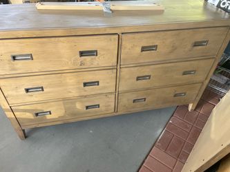 Dresser with mirror