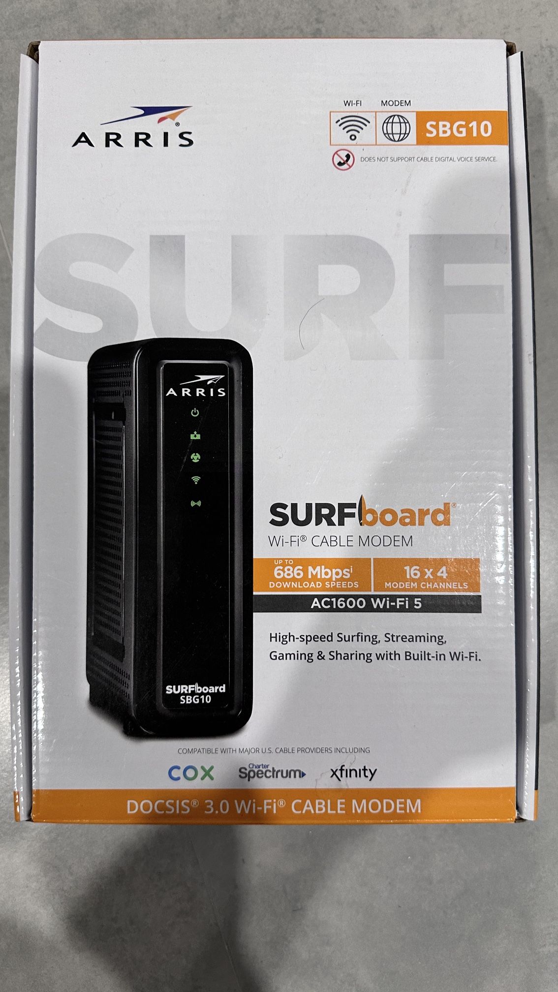 Almost NIB Arris Surfboard Cable Modem