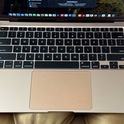 2020 Apple MacBook Air 13.3" M1 7 Core Rose Gold 3.2GHz 8GB RAM 256GB SSD A2337 Scratches