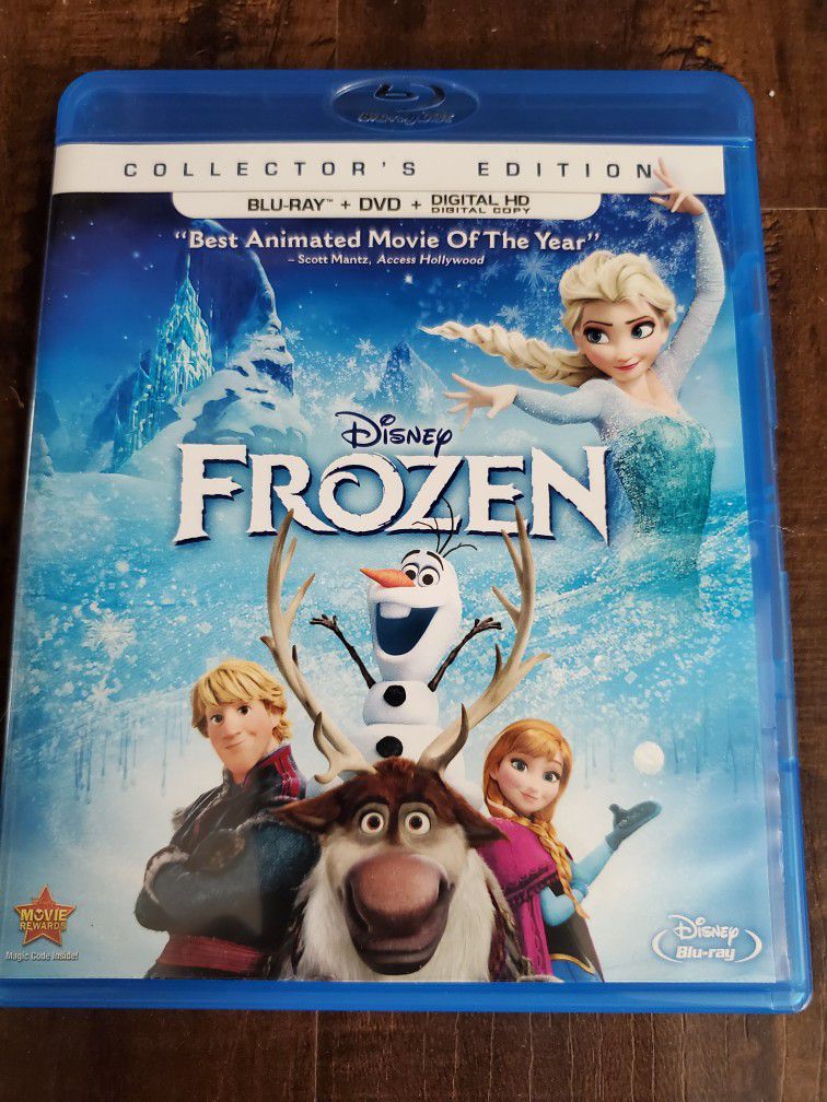 Disney Frozen Blu-ray dvd digital combo 2013 like new with slip case Walt wow.


Great blu ray combo pack 