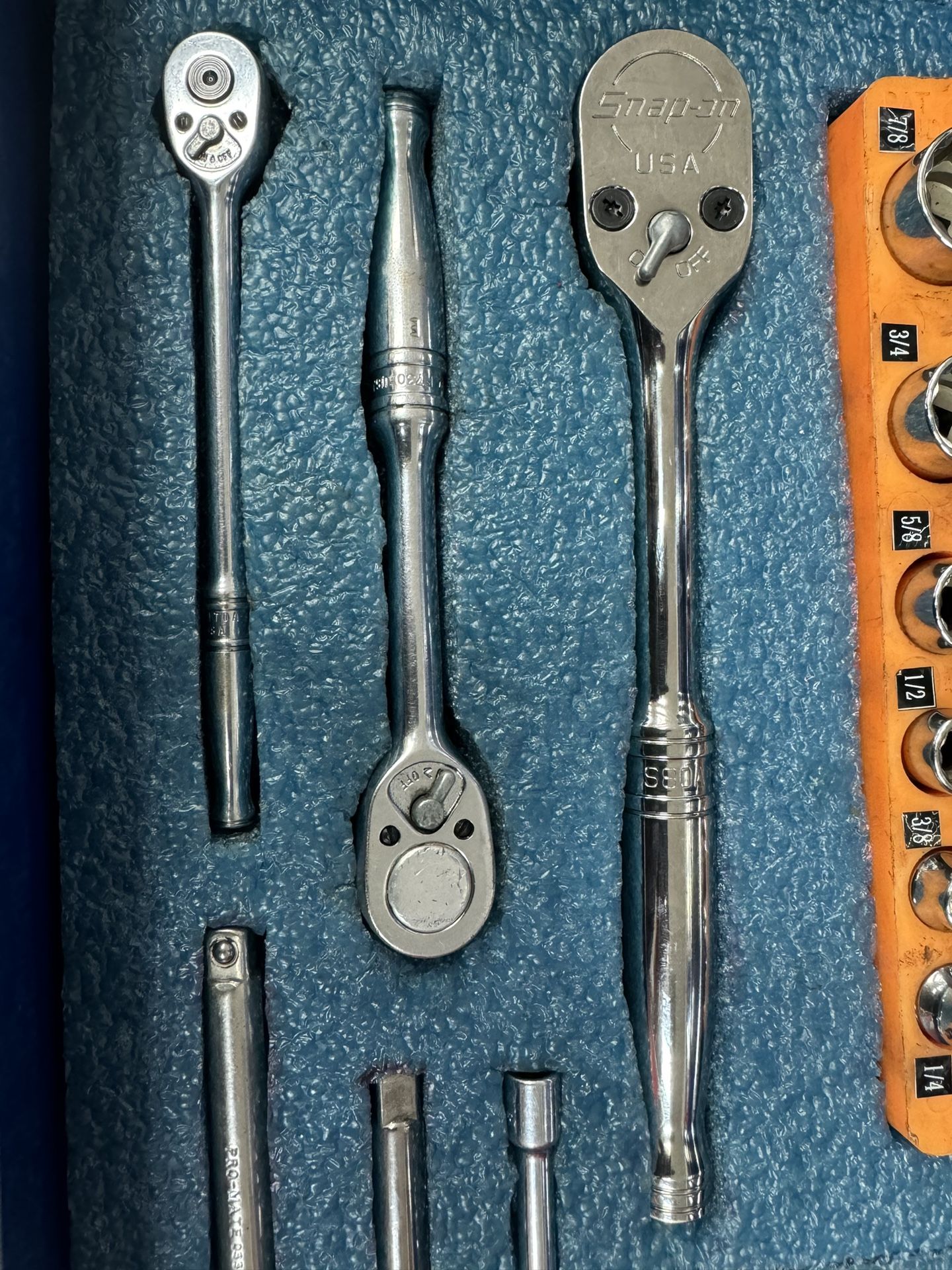 Snap On 3 Pieces Ratchet 
