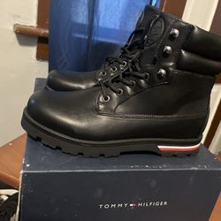 Tommy Hilfiger Black Boots 