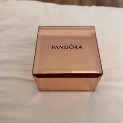 Pandora Authentic Rose Gold Jewelry Box Organizer