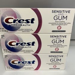 Crest Pro Health Sensitive toothpaste 3 for $10