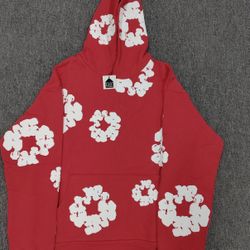 Denim Tears Red Hoodie Pullover