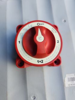 Marine battery selector switch.