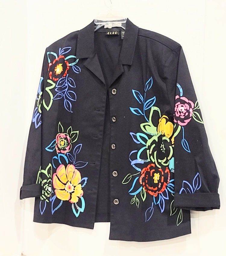 Classy Women's ELLC Embroidered Blazer