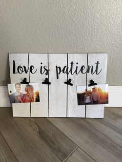 Photo board, picture display, picture board, wedding photo display