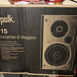New - Open Box Polk Audio T15 Bookshelf Speakers