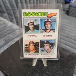 1977 Rookie Infielders Baseball Card 