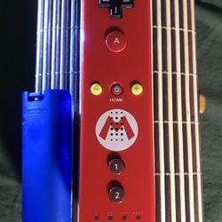 🎮 Nintendo Wii  Mario Edition Wireless Controller Motion Plus Complete W/O Silicon Case Clean  💯 Working $30