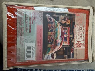 Cotton Decorative Sham Cover - 26in X 26in - Brand New