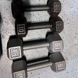 Dumbbells And Rack 