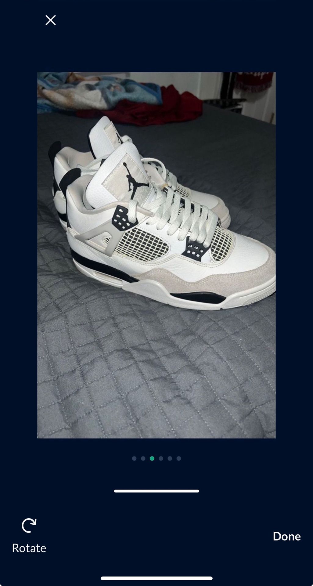 Jordan 4  Military Black 