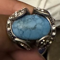 Ring.  cleaning grandmas  house  was in a box.  