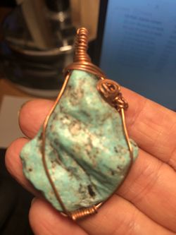 Large turquoise pendant