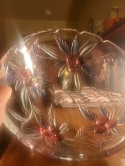 Mikasa Crystal Hostess Serving Bowl