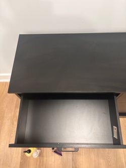 2 Black 6-Drawer dressers