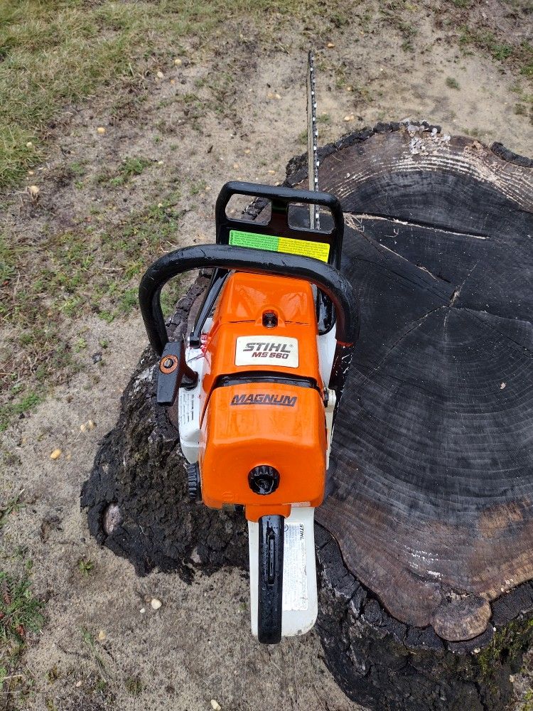 STIHL MS660 MAGNUM CHAINSAW.. READY TO CUT