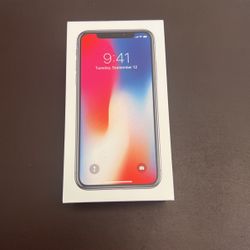 Iphone X BRAND NEW 256 GB WITH BOX