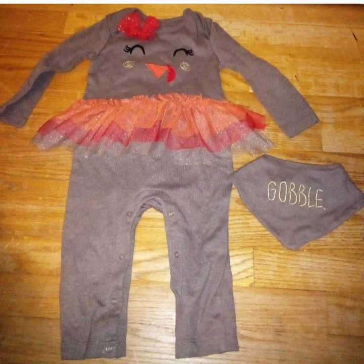 Adorable Size 18 Month Thanksgiving Outfit 