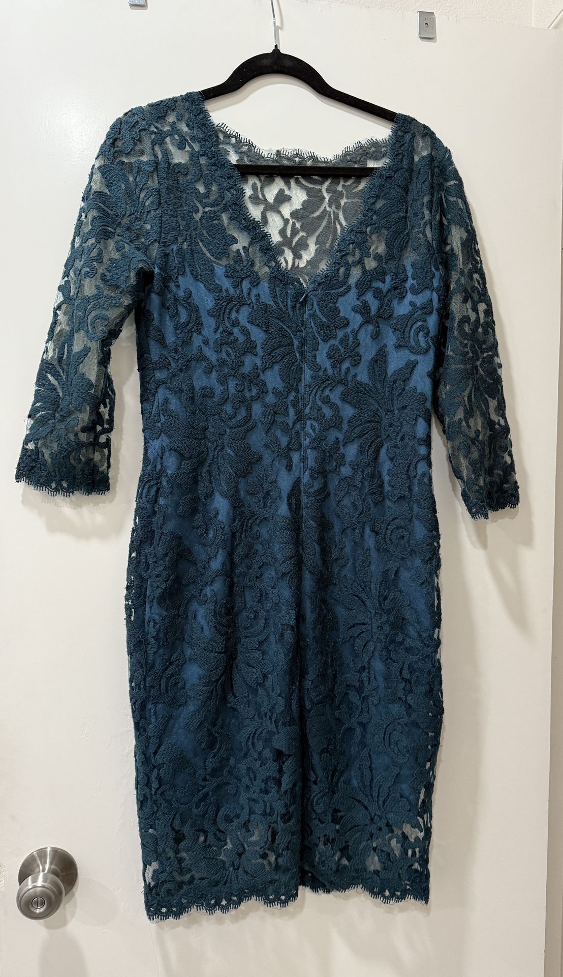 Tadashi Shoji green dress