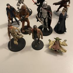 Star Wars Character Figurines (10) + 4 Ships