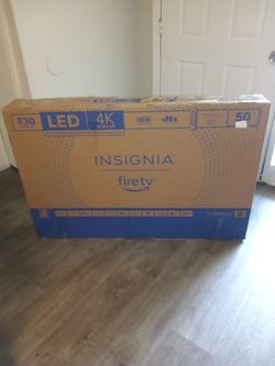 *Read Info* New 50 In. Insignia 4k Smart 🔥 TV W/Remote