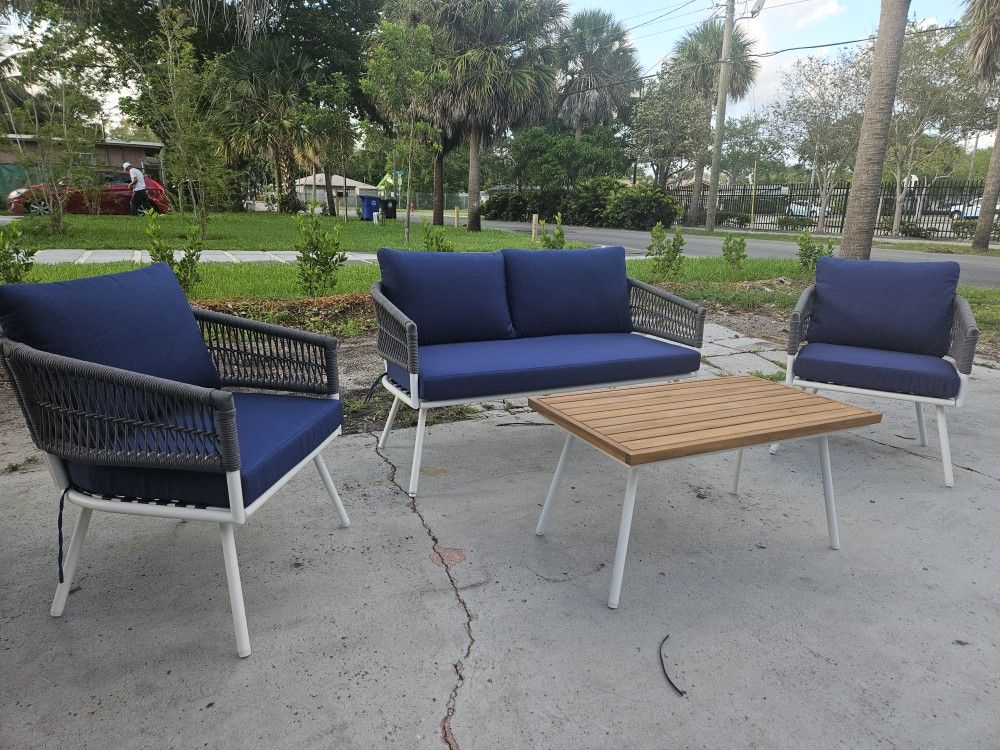 New And Assembled Aluminum Outdoor Patio Set
