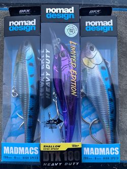 Trolling Lures - Nomad Madmacs, DTX 180 Special Edition