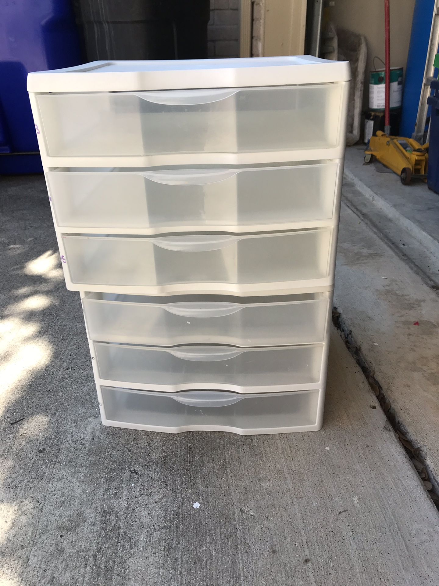 Plastic Storage Drawers