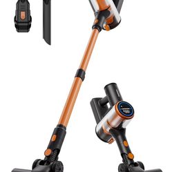 Vacuum Cleaner for Home - Cordless Stick Vacuum with Powerful Suction, Rechargeable, Lightweight, 45 Mins Runtime for Carpet, Hard Floors, Pet Hair, C