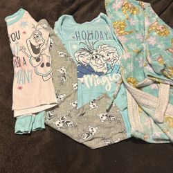 4pc PJs Size 10 Robe Size 8